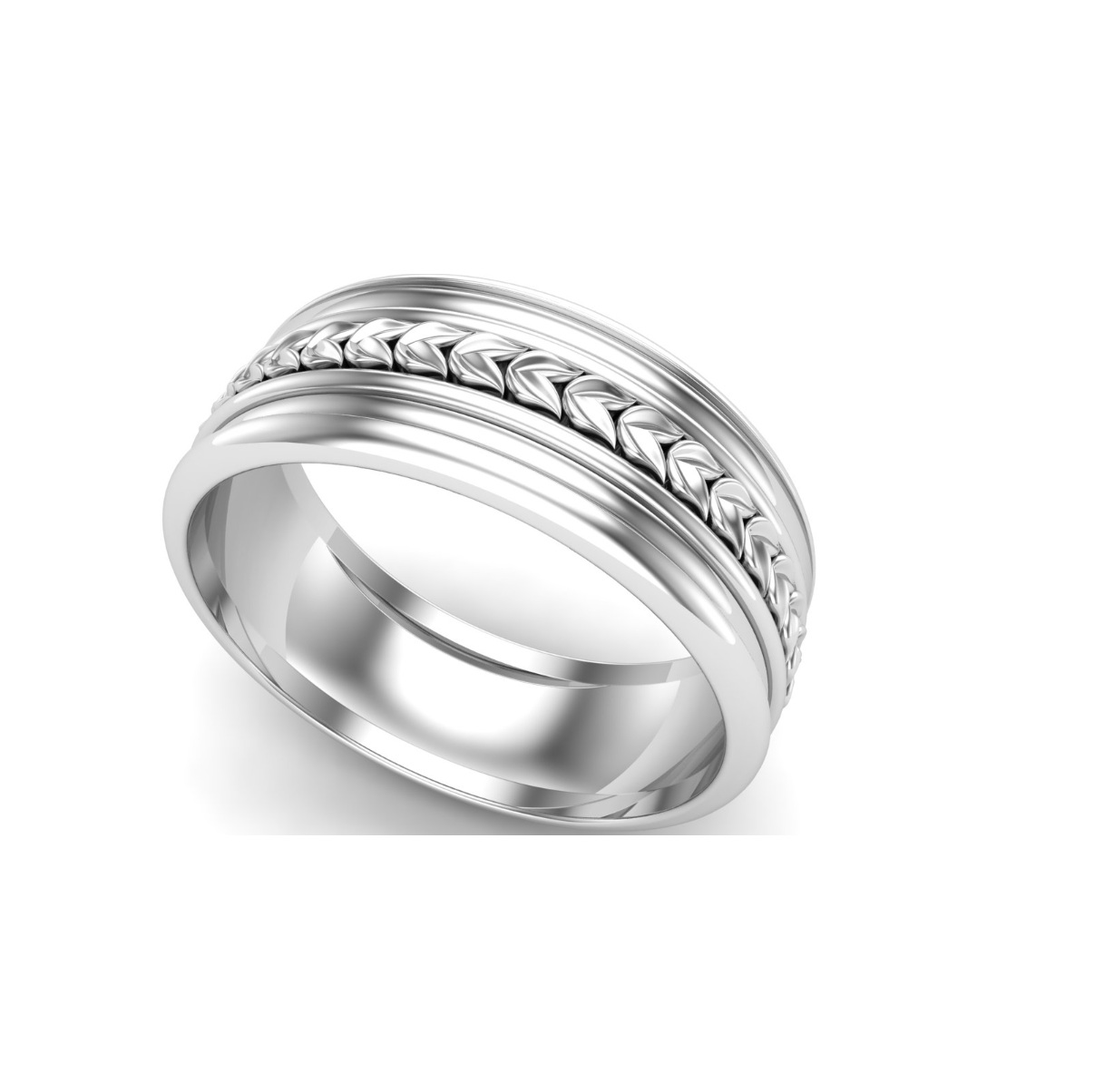 Bague anneau argent Angelique